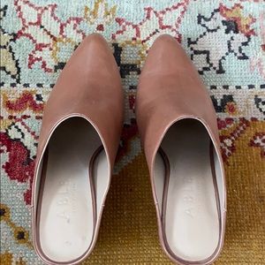 ABLE Cognac/Brown Mules